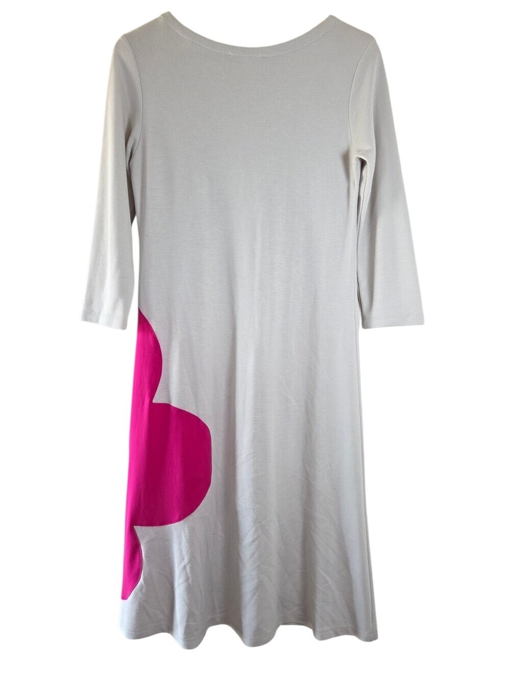 Alembika Midi Boho Gray Dress Size M Hippie Casual Oversized Chic Modern - Picture 10 of 15